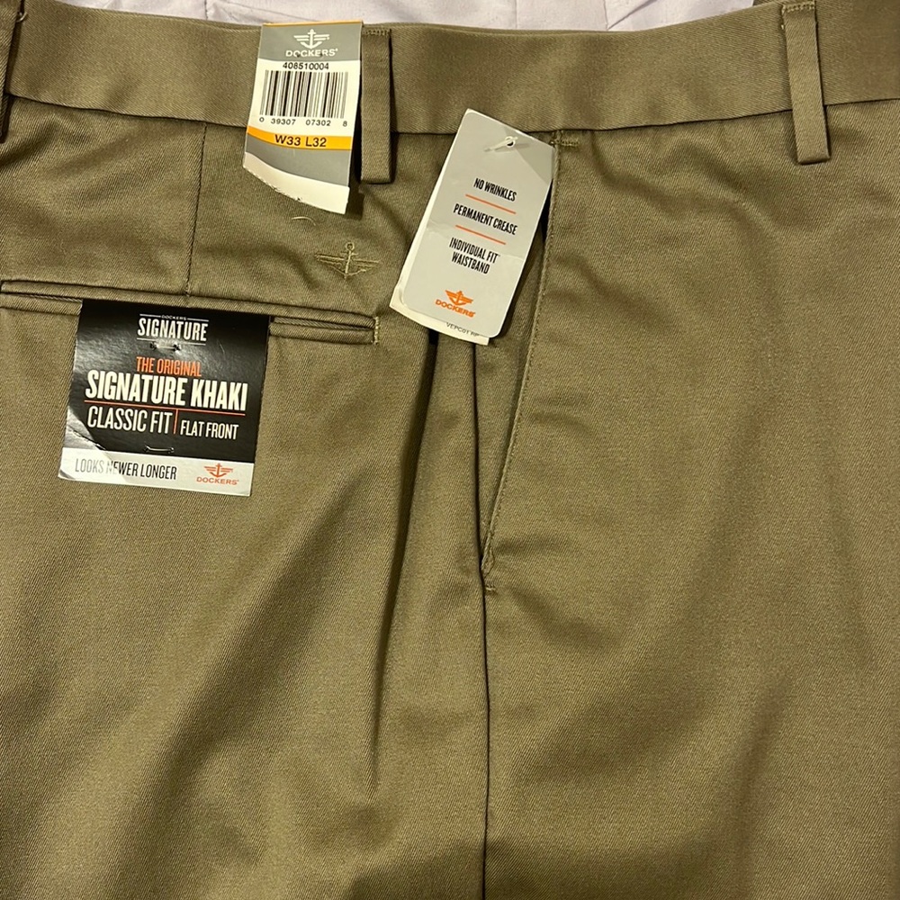 Dockers. Men’s 33x32 Khaki pants.